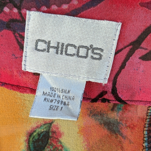 Chicos Silk jacket - Picture 2 of 6